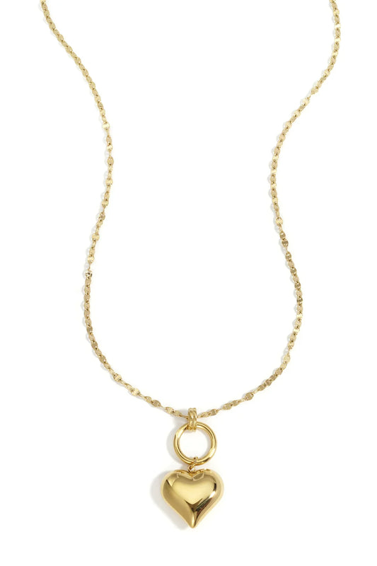 Women's Heart Pendant Necklace – Simple, Casual Necklace for Everyday Wear