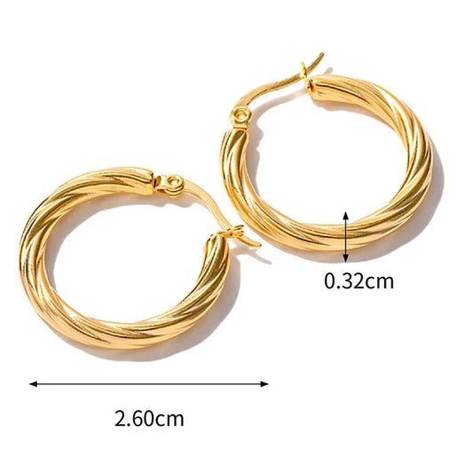 Golden Circle Earrings