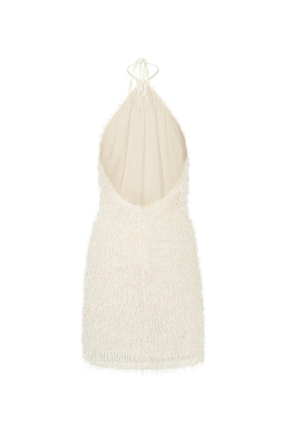 Dromerige Jurk Met Franjes – Elegante Mini Jurk voor Dames