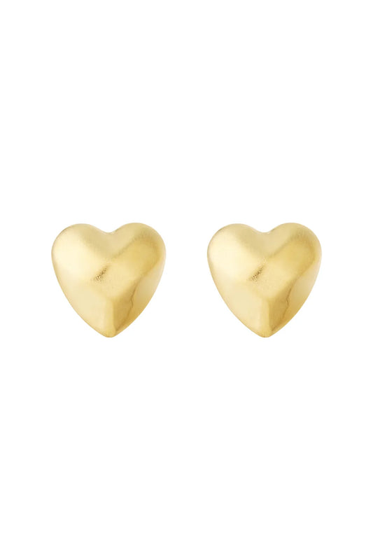 Stainless Steel Heart Earrings – Sweetheart Design