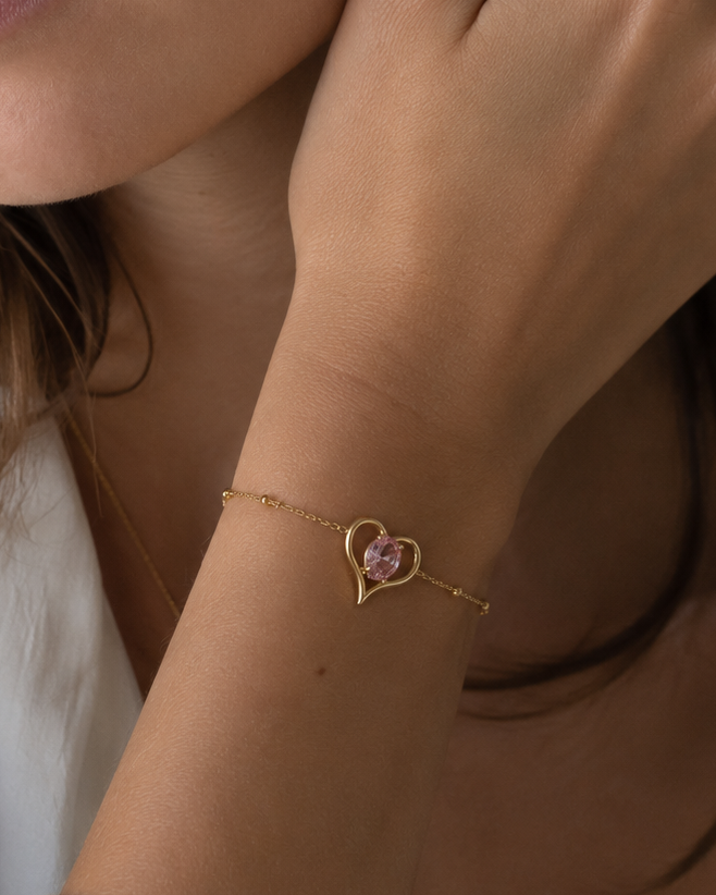 Lola's Heart Bracelet