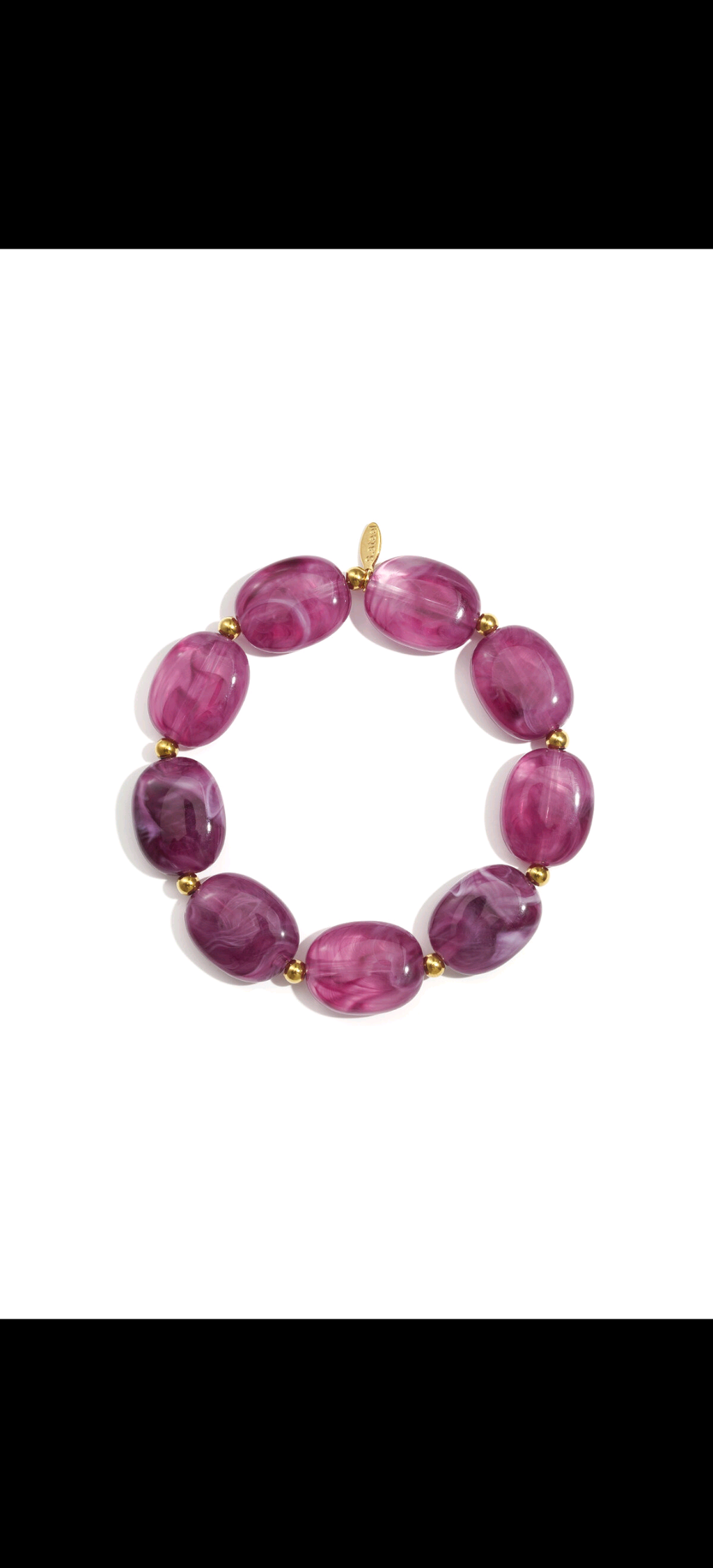 Candy Crush Armband  Kleurrijke Kralen Armband van RVS