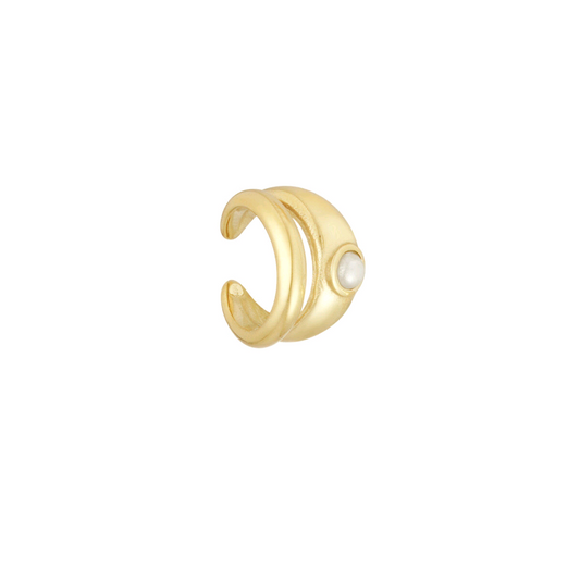 Hand Cuff Me Ear Cuffs - Gold