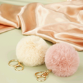 Pluche Puffy Bal Sleutelhanger
